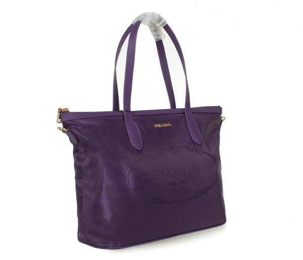 2014 Prada fabric shoulder bag BL4257 purple
